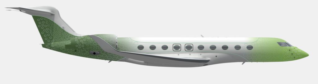 “Back to Future” concept for Gulfstream G700 by M&R Associates Design