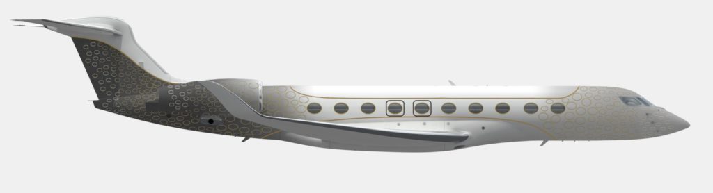 “Back to Future” concept for Gulfstream G700 by M&R Associates Design